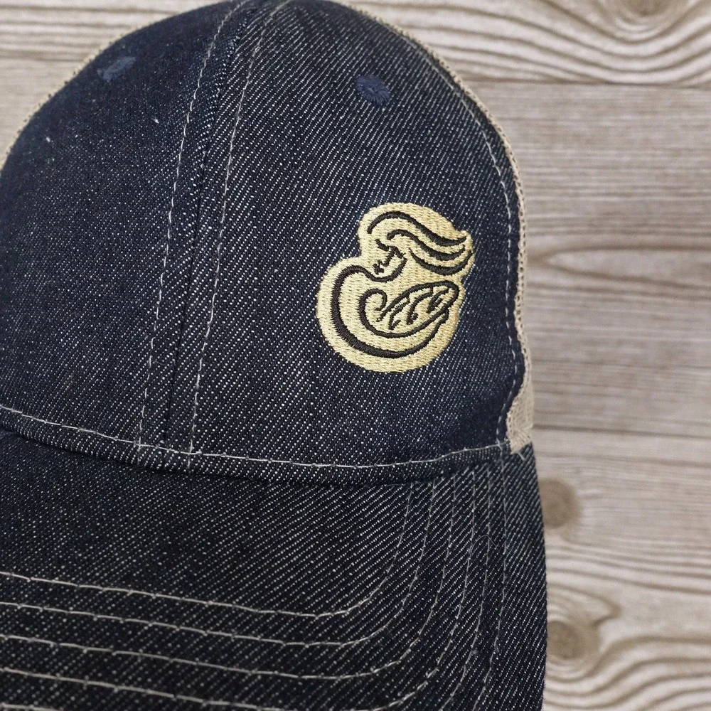 PANERA BREAD CO ST LOUIS WORK EMPLOYEE MESH VENTED ADJUSTABLE BASEBALL HAT CAP